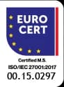 Distintivo EURO CERT ISO 27001 de ENEM