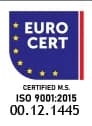 Distintivo EURO CERT ISO 9001 de ENEM