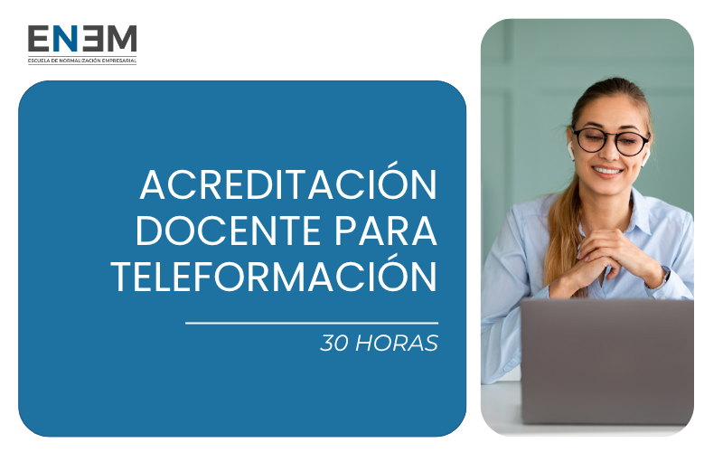 Acreditación Docente para Teleformación (30h)